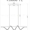Светильник подвесной светодиодный Moderli V10680-PL True УТ000037643 - 6