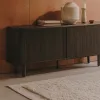 Mailen Сервант 2-дверный из ясеневого шпона с темной отделкой 180 x 75 см 178192 - 3
