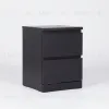 Комод Варма 2  с двумя выдвижными ящиками, цвет ясень черный S00180 - 1