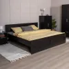 Кровать СИРИУС двухспальная с ортопедическим основанием 180х200, цвет Дуб Венге 2.02.04.210.5 - 3