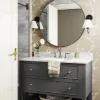 Серебряное настенное зеркало Найт LHDWM282223ZYH - 3