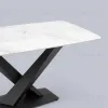 Стол обеденный Belle 160х90 белый мрамор УТ000038274 - 6
