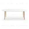 Стол Oakland овальный раздвижной белый 045664 - 5
