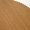 Раздвижной стол Oakland из МДФ с дубовым шпоном и ножками из массива каучука Ø120(200)x120 с 114620 - 9