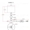 Лампа настольная Moderli V10550-1T Brulee УТ000036698 - 6