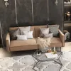 Диван прямой Кассель велюр бежевый УТ000035885 - 4