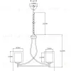 Люстра подвесная Moderli V2522-5P Maximilian УТ000021533 - 6