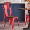 Стул TOLIX WOOD красный глянцевый УТ000001188 - 8
