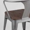 Стул TOLIX ARM WOOD с подлокотниками серебристый УТ000001861 - 18