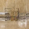 Консоль АРТ ДЕКО 115*30 стекло smoke сталь тёмный хром УТ000001965 - 8