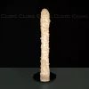  Настольная лампа Cloyd EDEL-D T1 / Ø8 см - кварц - хром (арт.30248)  30248 - 2