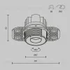 Встраиваемый светильник Maytoni DL128-10W4K-TRS-B  - 7