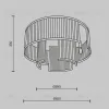 Накладная люстра Maytoni MOD174CL-09MG  - 4