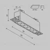 Линейный светильник Maytoni DL065-12W3-6K-TRS-B  - 8