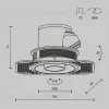 Встраиваемый светильник Maytoni DL127-8W3K-TRS-W  - 10