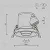 Встраиваемый светильник Maytoni DL127-8W3K-W  - 10