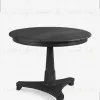 Чёрный обеденный стол из дуба Парма LHFDT1197HLN black oak - 2