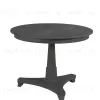 Чёрный обеденный стол из дуба Парма LHFDT1197HLN black oak - 3