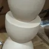 Столик Metric с круглой столешницей, латунный металл, бежевый 481617 - 2