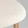Стул Вея массив дуба натуральный матовый букле молочный (1шт./уп) УТ000043244 - 9