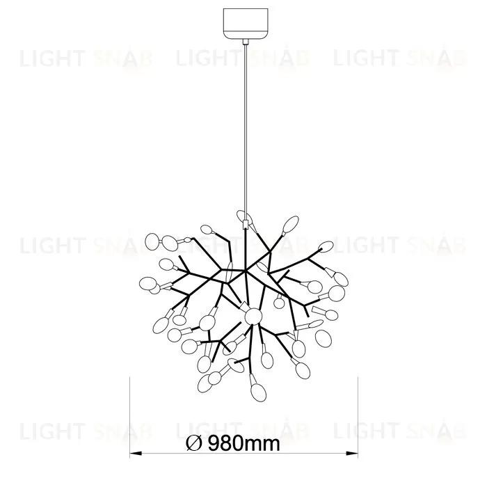 Люстра Heracleum D98 17399