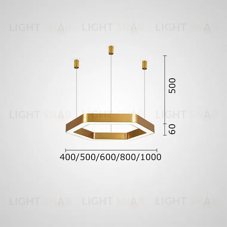 Подвесной светодиодный светильник Sotta Gold 22417