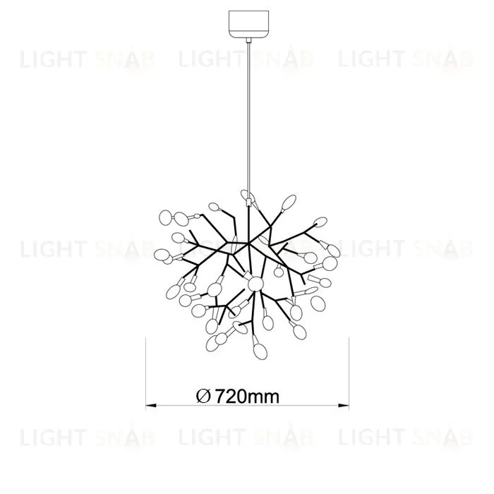 Люстра Heracleum D72 17265