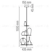 Люстра Cicatrices De Luxe 8 17481