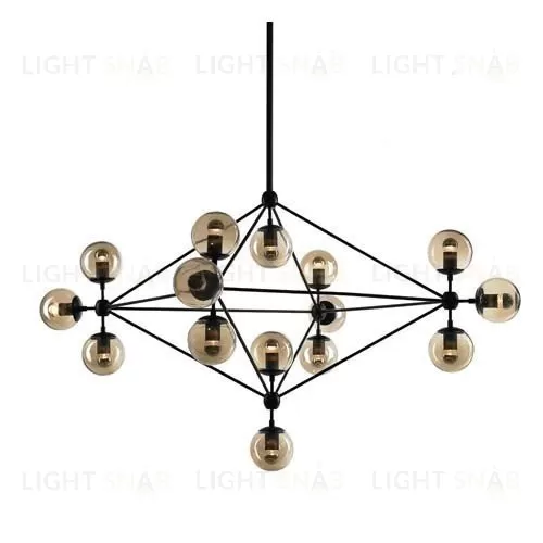 Люстра Modo Chandelier 15 Globes Black 17295