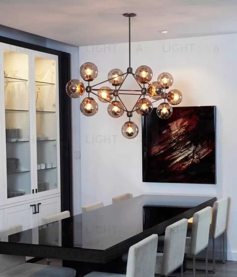 Люстра Modo Chandelier 15 Globes Black 17295