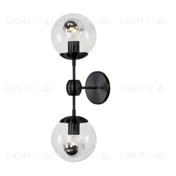 Бра Modo Sconce 2 Globes Black 17574