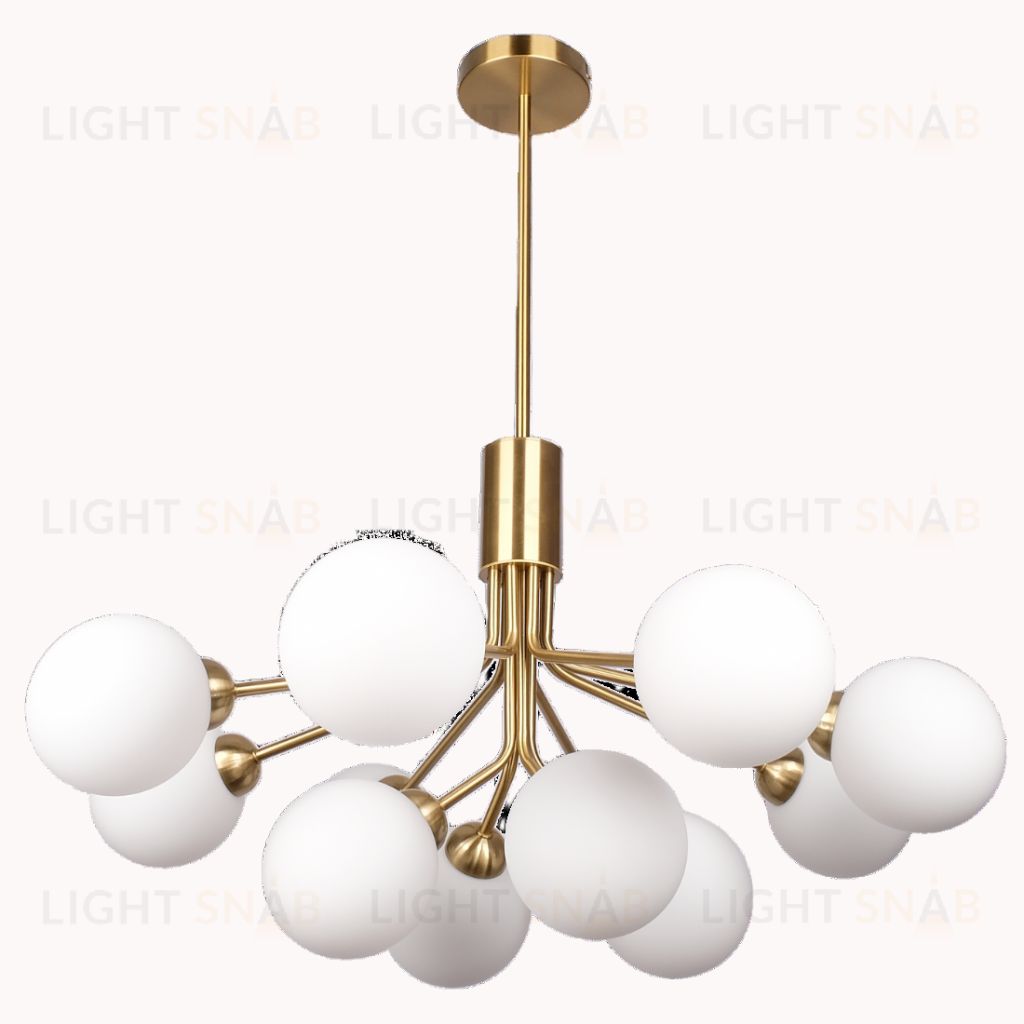 Люстра Berries Chandelier White Balloons Gold 12 975725-01