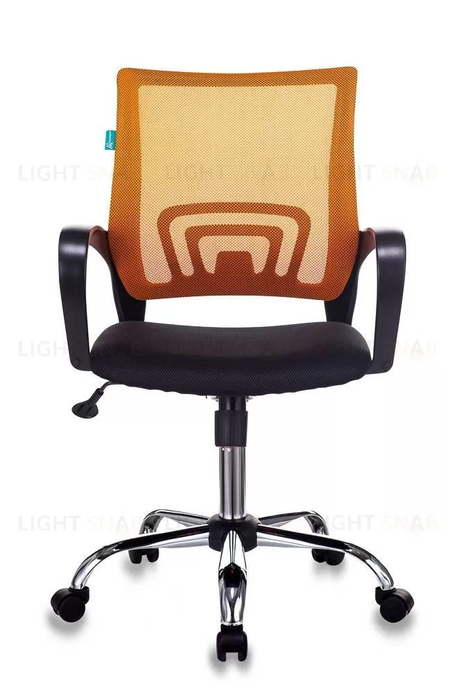 Кресло Бюрократ CH-695N/SL/OR/BLACK спинка сетка оранжевый TW-38-3 сиденье черный TW-11 крестовина хром УТ000003023