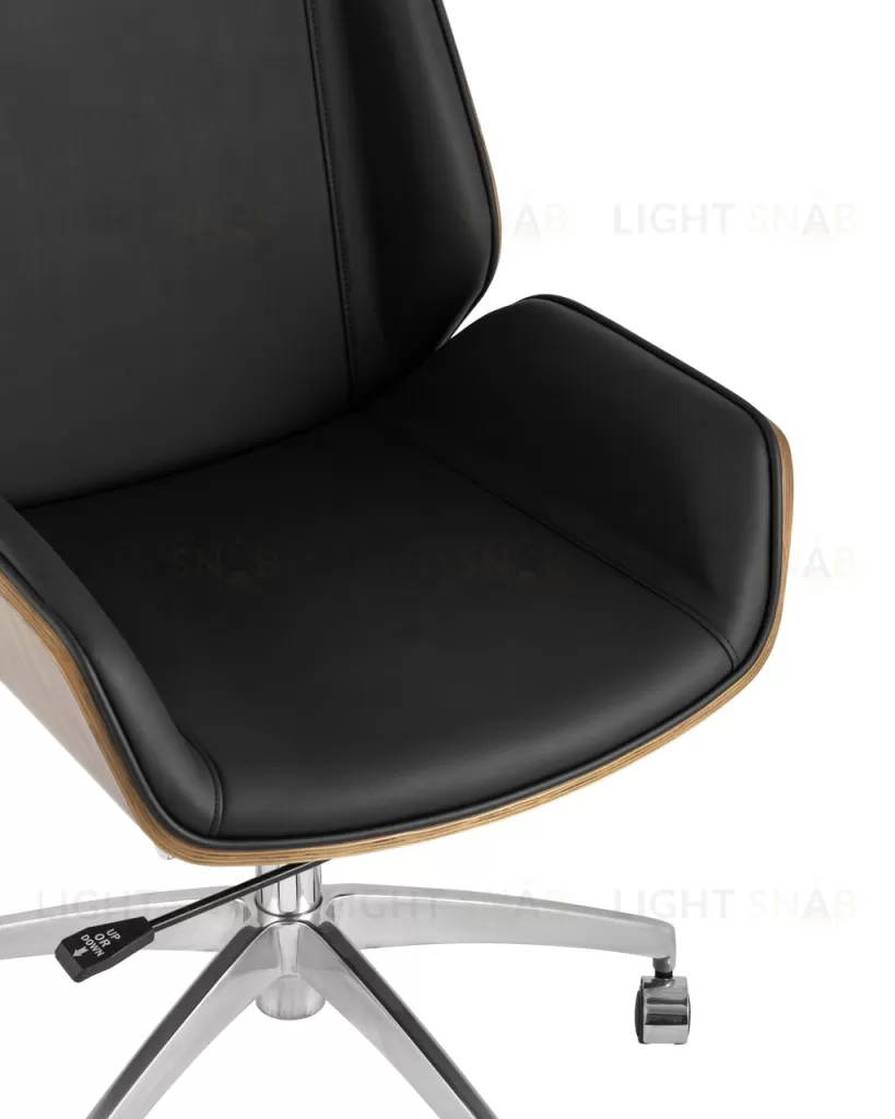 Кресло офисное TopChairs Crown, черное УЦЕНКА УТ000035611