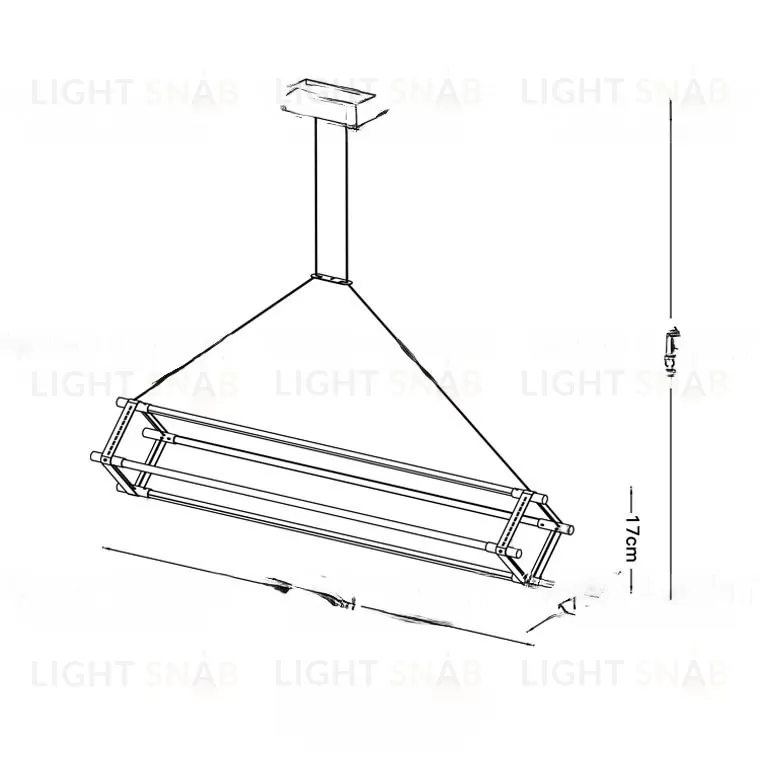 Люстра для кухни HARDY D 90 VL32825