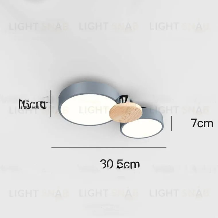 Потолочная светодиодная люстра NORDIC MACARON 2 VL32091