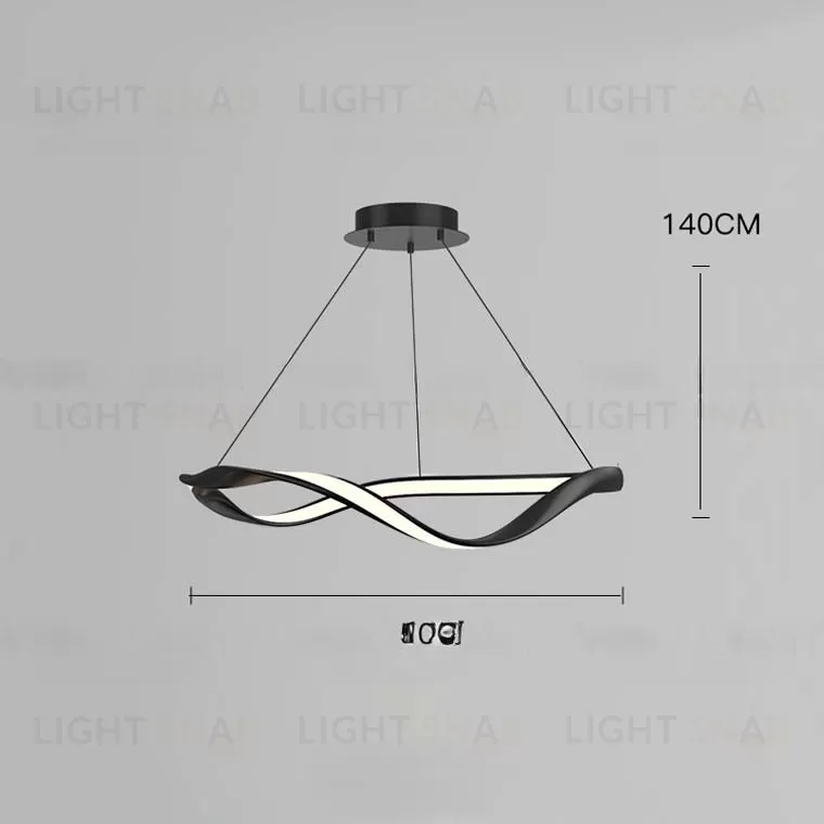 Люстра THAWED CIRCLE 50 BK VL32290