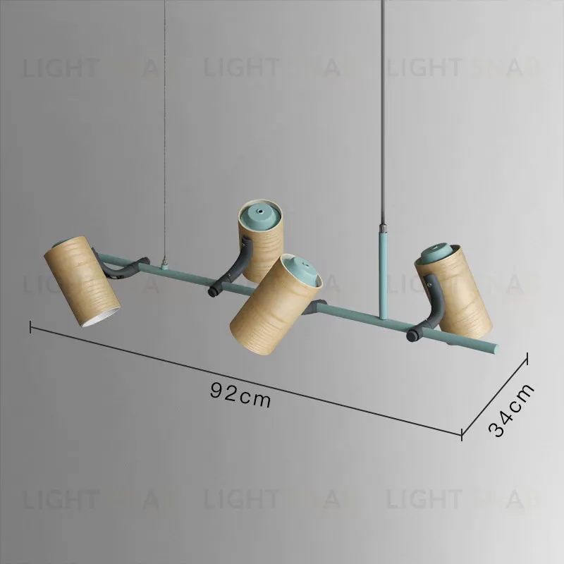 Подвесная люстра из дерева BARREL VL20979