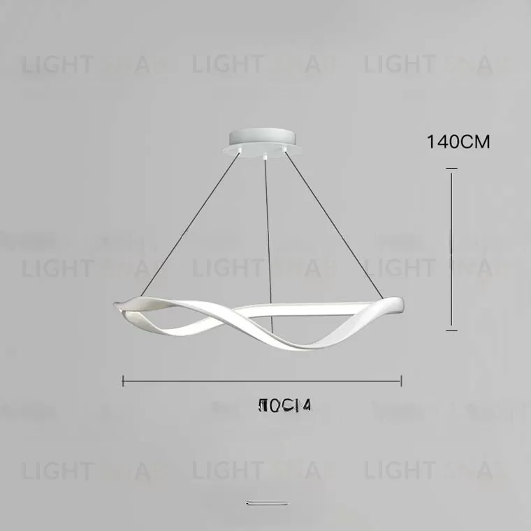 Подвесная светодиодная люстра THAWED CIRCLE 50 WH VL32286