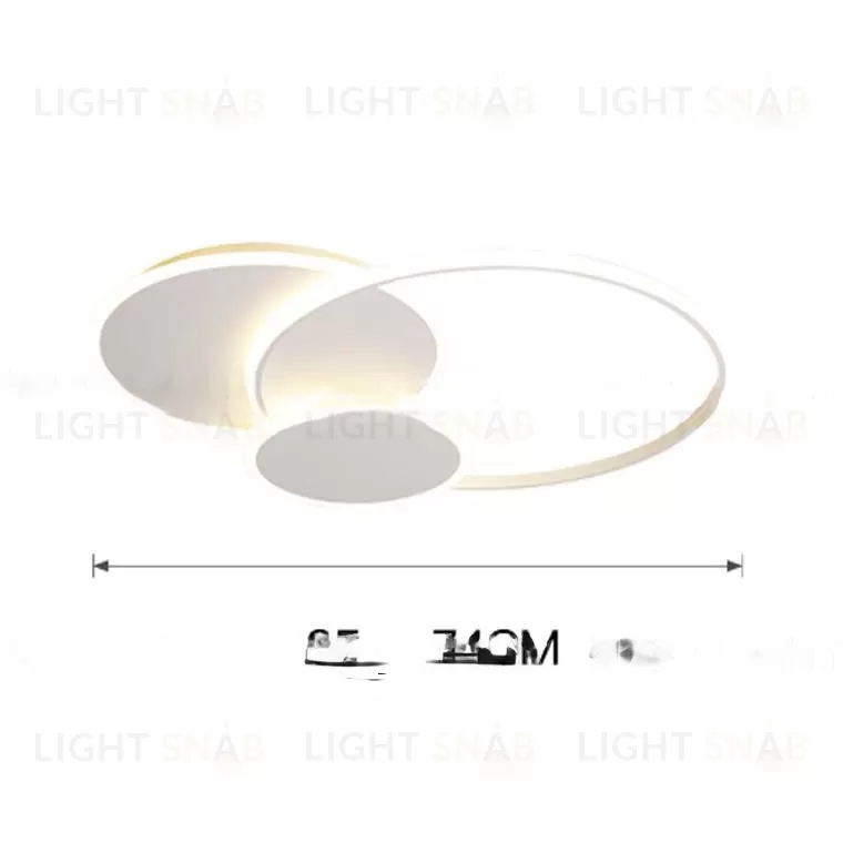 Потолочная люстра NORDIC LIGHT LUXE 85 WH B VL32571