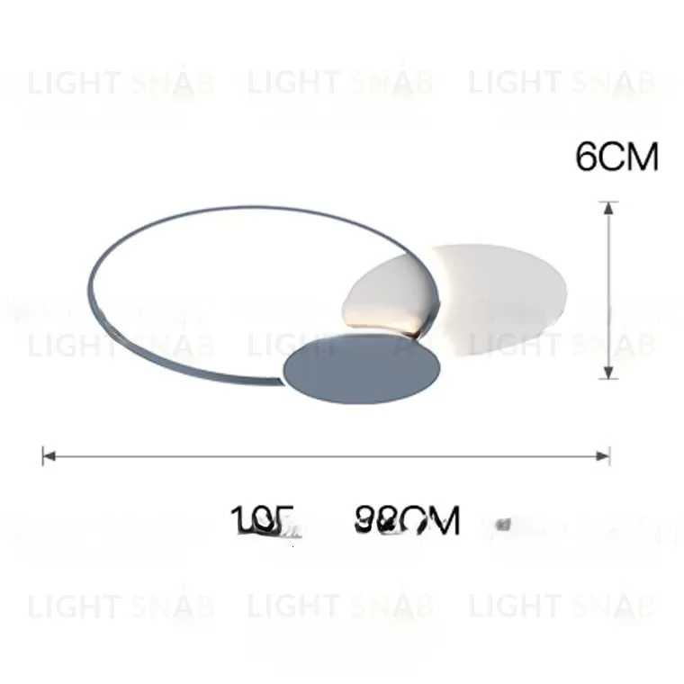 Потолочная люстра NORDIC LIGHT LUXE 105 GR VL32569