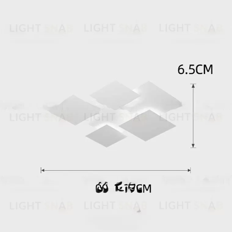 Потолочная светодиодная люстра SQUARE CUBE 80 VL32272