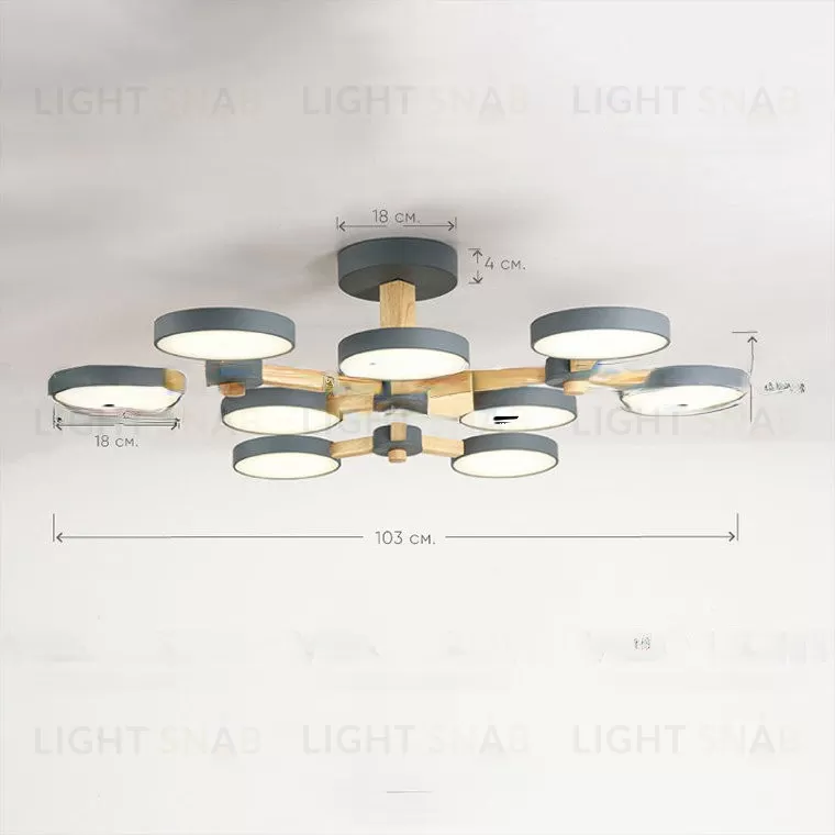 Потолочная светодиодная люстра TURNA X VL22388