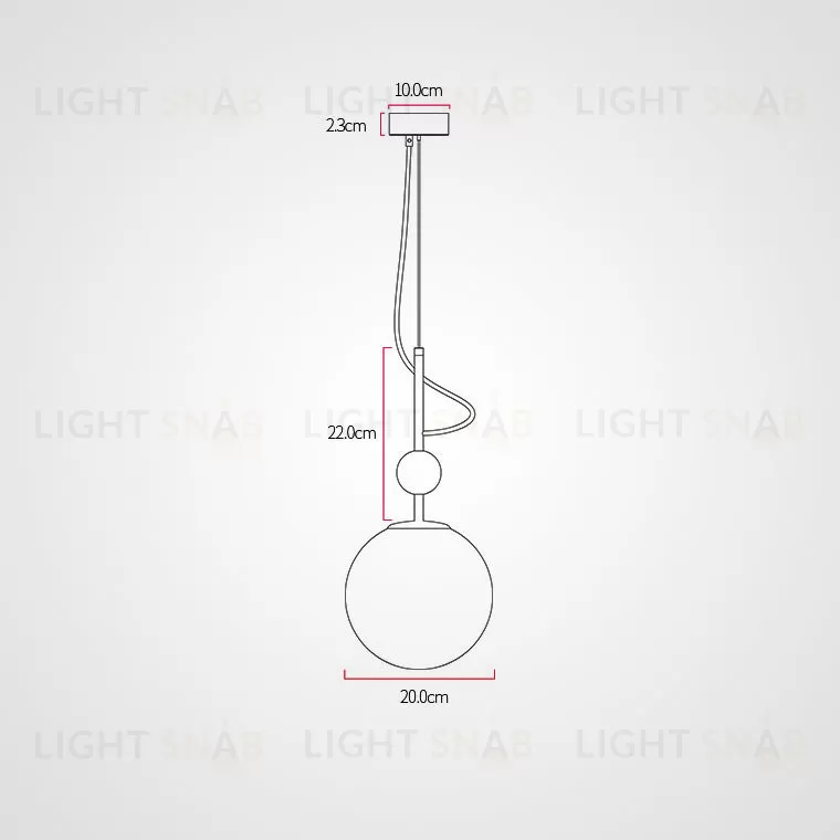 Светильник в форме шара SOLAR VL15973