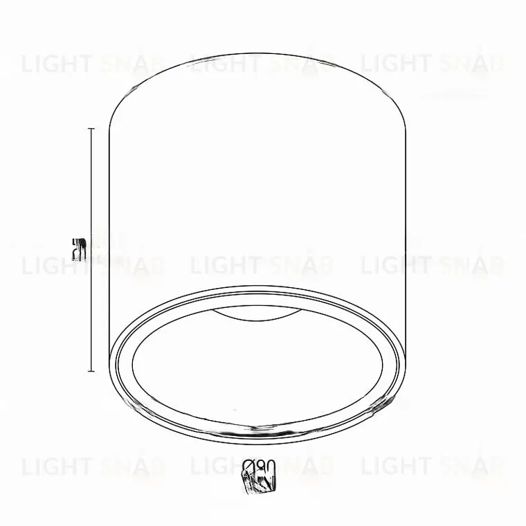 Накладной светодиодный светильник ASITA VL31115