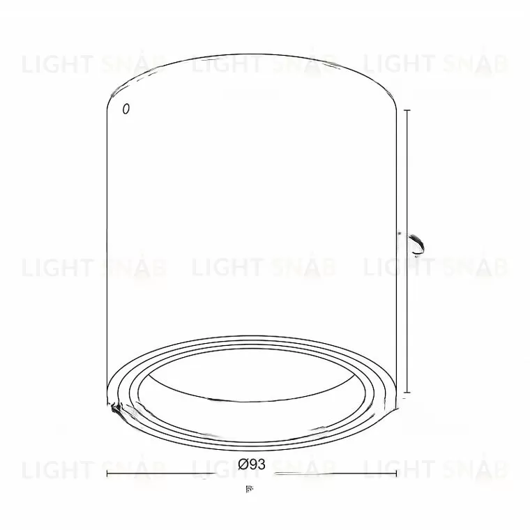 Накладной светодиодный светильник KIBA VL31129