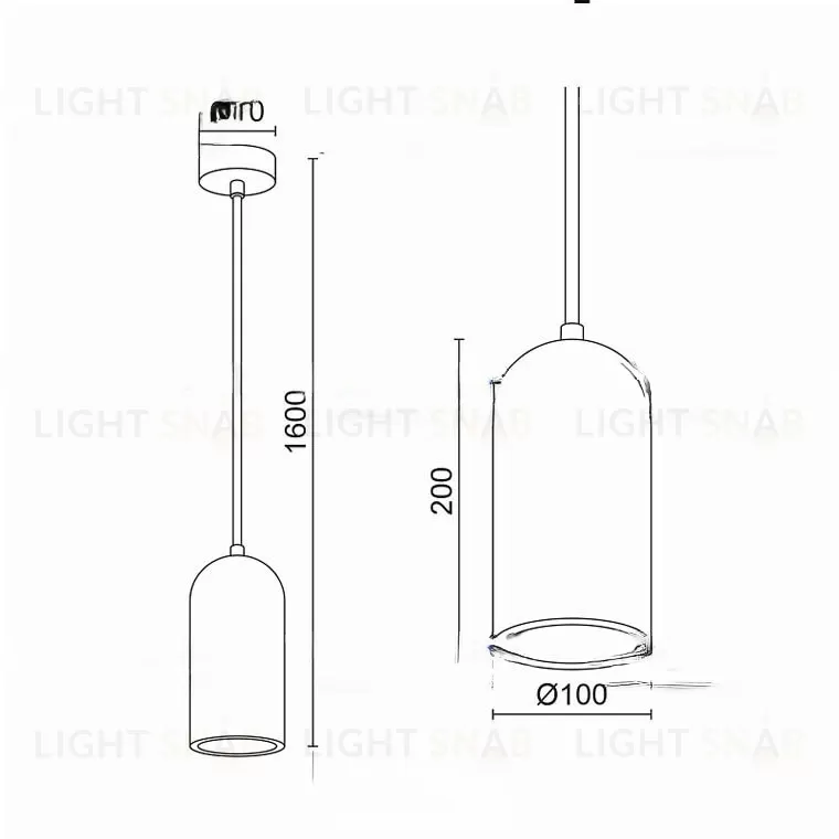 Подвесной светильник BUZUR LR VL30897