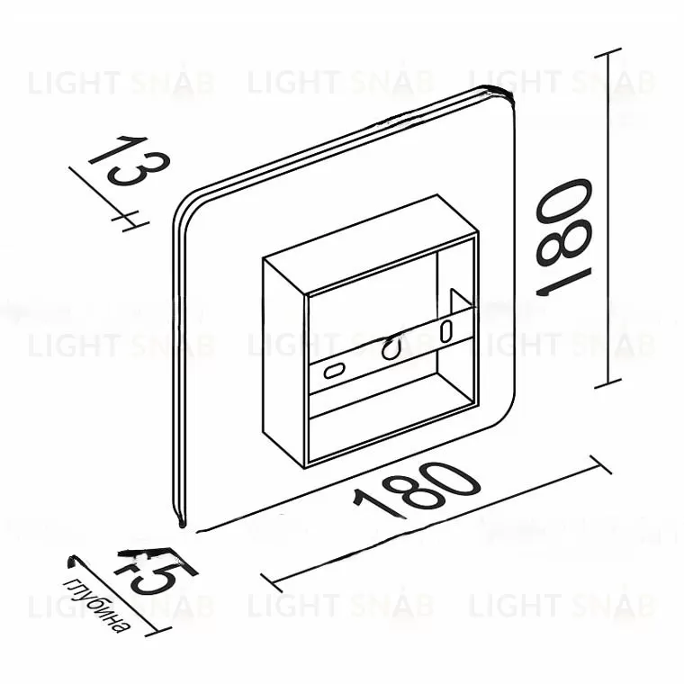 Настенный светодиодный светильник ZOSIM VL31001