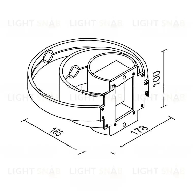 Настенный светодиодный светильник MATE VL31041