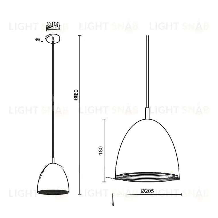 Подвесной светильник SHAKU LR VL30901